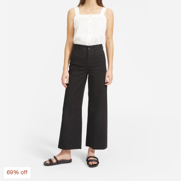Everlane Pants - SOLD Everlane wide leg crop pants